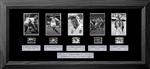 Unbranded English Rugby - Deluxe Sports Cell: 245mm x 540mm (approx). - black frame with black mount