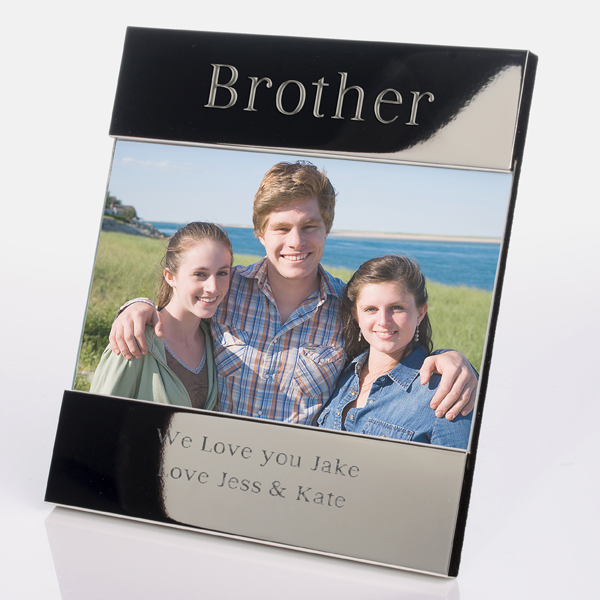 Unbranded Engraved Brother Photo Frame