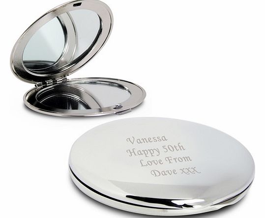 Unbranded Engraved Compact Mirror