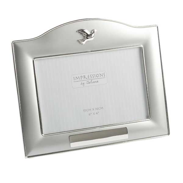 Unbranded Engraved Confirmation Silver Plated Frame