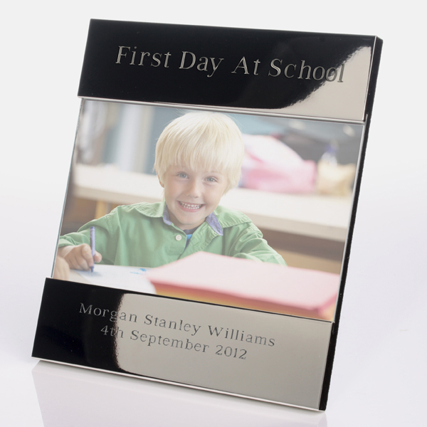 Unbranded Engraved First Day At School Photo Frame
