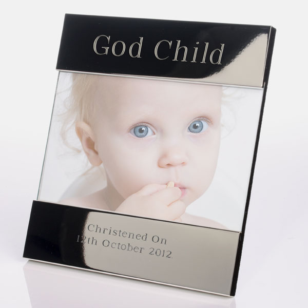 Unbranded Engraved God Child Photo Frame