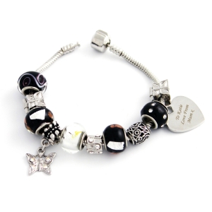 Unbranded Engraved Jewellery - Personalised Galaxy Charm