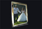 Unbranded Engraved Silver Plated Photo Frame