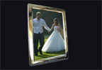 Unbranded Engraved Silver Plated Photo Frame