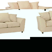 Unbranded Enna large fabric Sofa and Enna fabric Sofa,