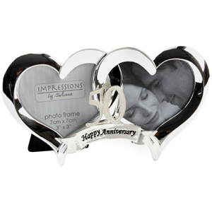 Unbranded Entwined Heart Happy 50th Anniversary Photo Frame