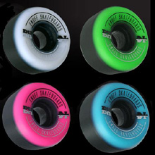 These awesome Enuff wheels have a dyed running edge and are made of the highest grade urethane curre