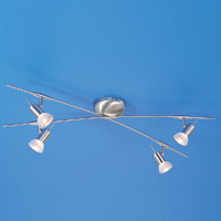 Epee 4 Light Cross Bow Spotlight Satin Chrome Finish