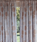 Unbranded ERIN SILK READY MADE CURTAINS