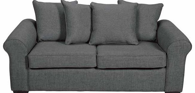 Unbranded Erinne Pillowback Sofa Bed - Charcoal