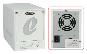 eSATA Quad Drive SATA Enclosure  White