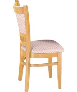 Unbranded Estana Oak Pair of Dining Chairs