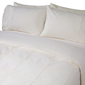 Estelle Kingsize Duvet Cover - Oyster