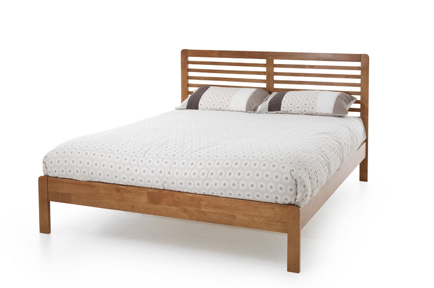 Unbranded Esther Bedstead - Honey Oak - Small Double,