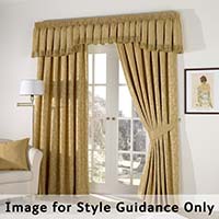 Eton Lined Curtain Red 112 x 228cm