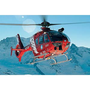 Eurocopter EC-135 Air Zermatt plastic kit from German specialists Revell. Since 1968 the Air Zermatt