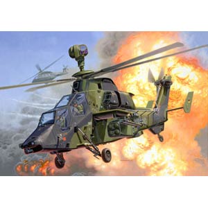 Eurocopter Tiger plastic kit from German specialists Revell. In the UHT Tiger the German army has ac