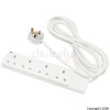 Unbranded Eurosonic 4 Gang 5Mtr Extension Lead With Plug