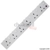 Unbranded Eurosonic 6 Gang 2Mtr Switched Extension Lead