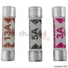 Unbranded Eurosonic Assorted Fuses 3A, 5A and 13A Pack of 6
