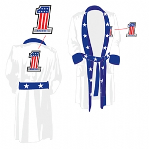 Unbranded Evel Knievel Mens Dressing Gown