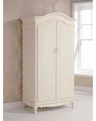 Unbranded Evelyn 2 Door Wardrobe - Ivory