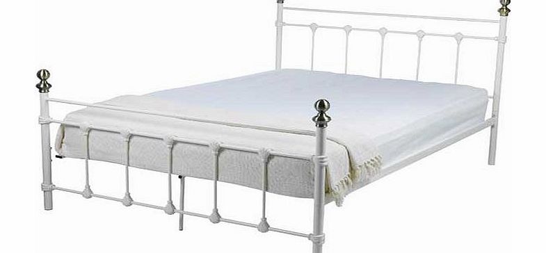 Unbranded Evelyn Double Bed Frame - Ivory