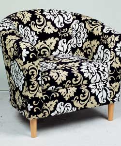 Unbranded Evie Tub Chair - Black
