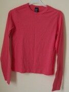 Bright pink top made for Gap with long sleeves