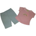 ex-George (Asda/Walmart) T-Shirt & Shorts - 12/18 - Pink/Blue