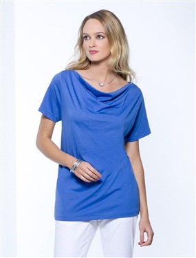 Unbranded Expert Design Active Cool Cowl-Neck T-Shirt