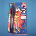 Daft ideas to raise a smile. Explosive fun. Dont expect to write much with this pen!