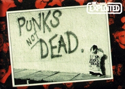 EXPLOITED Punks Not Dead Music Poster 88x62cm