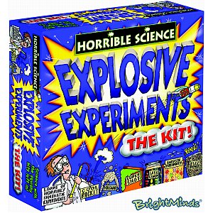 Extremley explosive stuff! Create and launch a cool rocket, watch a volcano erupt, make a lava lamp