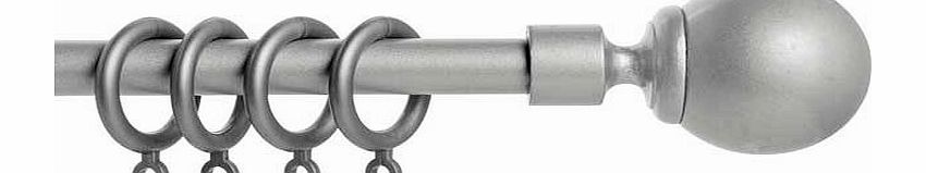 Unbranded Extendable Metal Ball Small Curtain Pole Set -