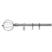 Extendable Metal Curtain Pole Cage Finial-