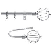 Extendable Metal Curtain Pole Cage Finial