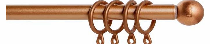 Unbranded Extendable Metal Curtain Pole Set - Gold