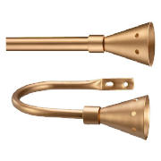 Extendable Metal Curtain Pole Trumpet Finial