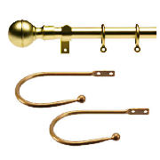 Unbranded Extendable Metal Pole Ball Antique Gold