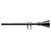 Unbranded Extendable Metal Pole Gun Metal Trumpet Finial