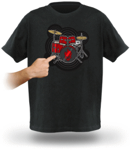 Unbranded Extra Large Drum Kit T-Shirt