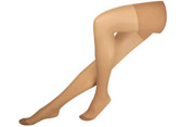Our hold-ups benefit from our exclusive Softhold top which gently holds the hosiery in place without