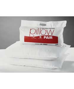Unbranded Extra Value pair of Hollowfibre Pillows