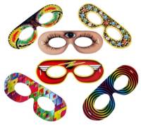 Eye Mask Carnival Card 36 pk