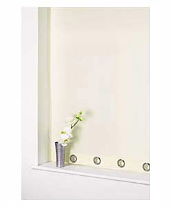 Eyelet 122 x 160cm Ready-Made Cream Roller Blind
