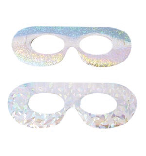 Unbranded Eyemask packs, glitzy silver bag 36