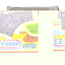 Unbranded Ez-Freeze Chiilled Storage Containers - Square Triple Pack
