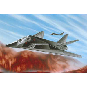 Unbranded F-117 Stealth Fighter plastic kit 1:144